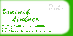 dominik linkner business card